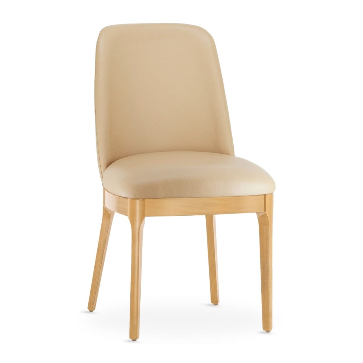 Custom Townsend Natural Finish Wood Commercial Dining Chair