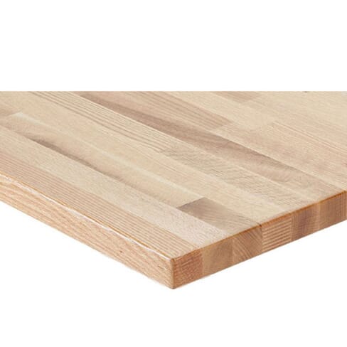 Custom Round Solid Oak Wood Butcher Block Dining Table Top