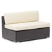 Espresso Wicker Outdoor Lounge Sectional - Double (Front)
