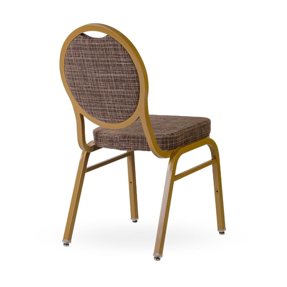 Eliseo Teardrop Back Stacking Steel Banquet Chair