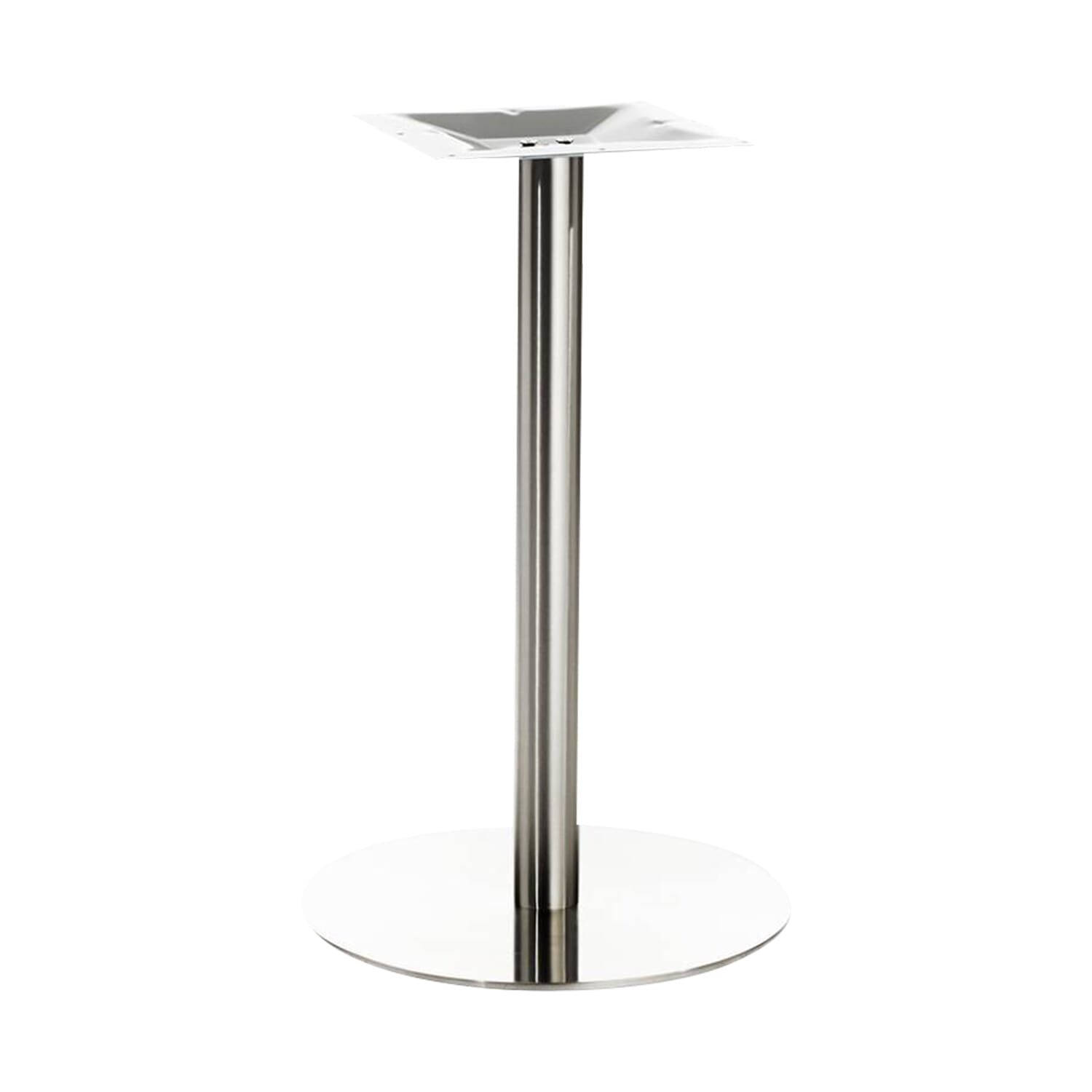 stainless steel pedestal table base