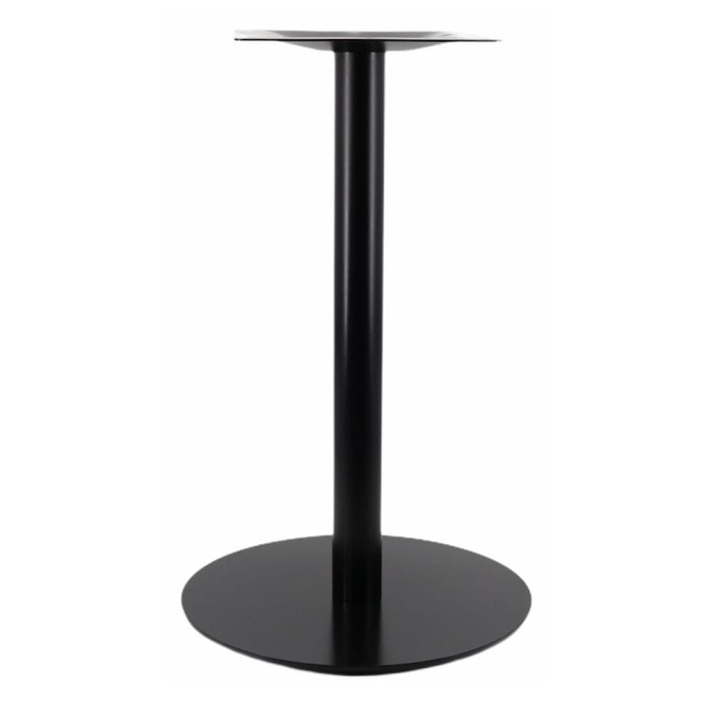 Contemporary Commercial Round Restaurant Table Base In Black