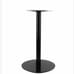 Contemporary Commercial Brushed Stainless Steel Round Table Base (18”)