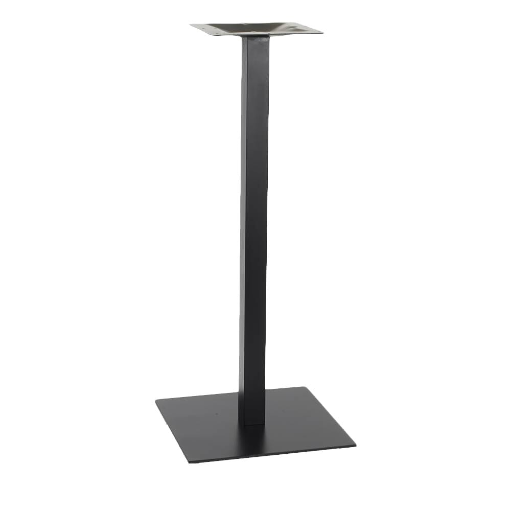 Black Metal Indoor/Outdoor Square Table Base (18