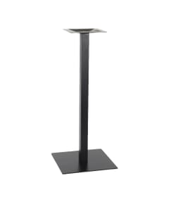 Black Metal Indoor/Outdoor Square Table Base (18
