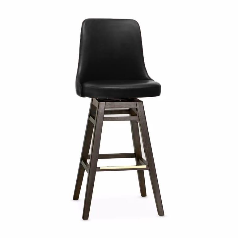 Finn QuickShip Upholstered Swivel Commercial Bar Stool