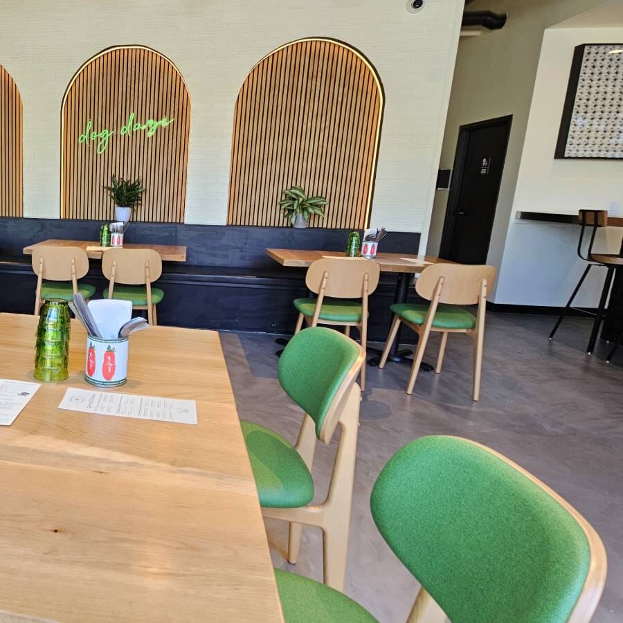 Fully Upholstered Lola Beech Wood Commercial Chair in Natural