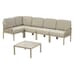 6 Piece - Verona Modular Outdoor Lounge Sectional Set
