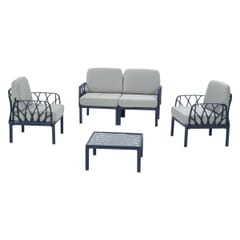 5 Piece - Verona Modular Outdoor Lounge Lovechair Set