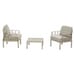 Patio outdoor set in cappuccino