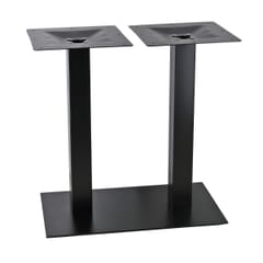 Black Metal Indoor/Outdoor Rectangular Table Base (16