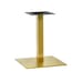 Contemporary Indoor/Outdoor Metal Square Table Base in Gold (24” x 24