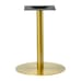 Contemporary Commercial Gold Powder Coated Round Table Base (23