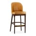 Grace Brown Finish Modern Wood Commercial Dining Bar Stool
