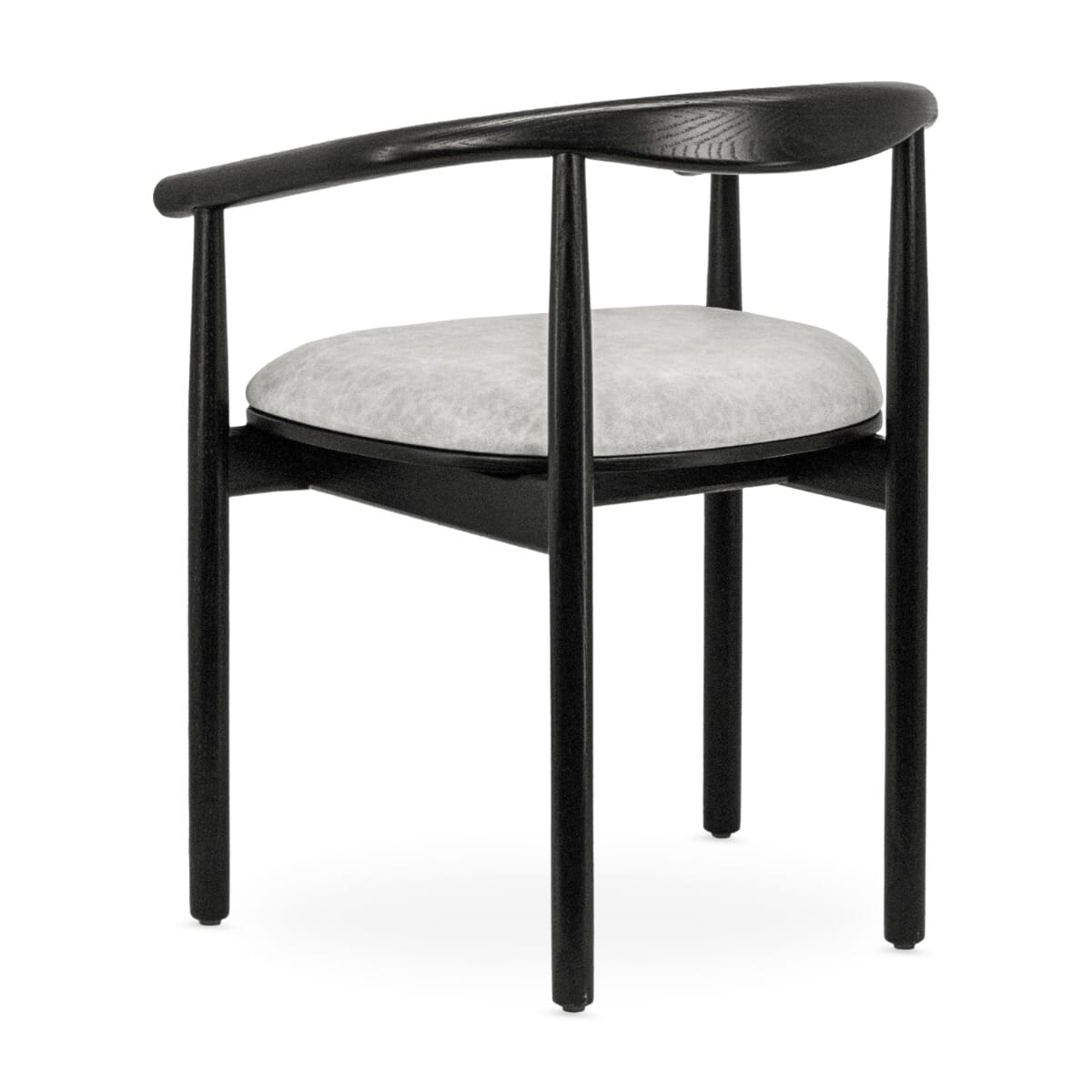 Hazel Modern Black Upholstered Restaurant Chair