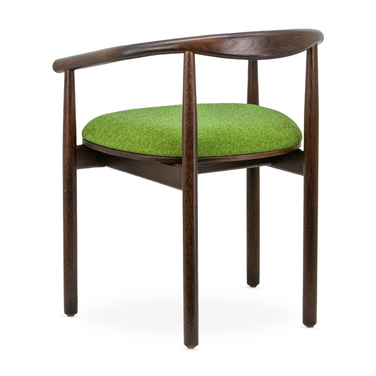 Hazel Modern Walnut Upholstered Restaurant Chair