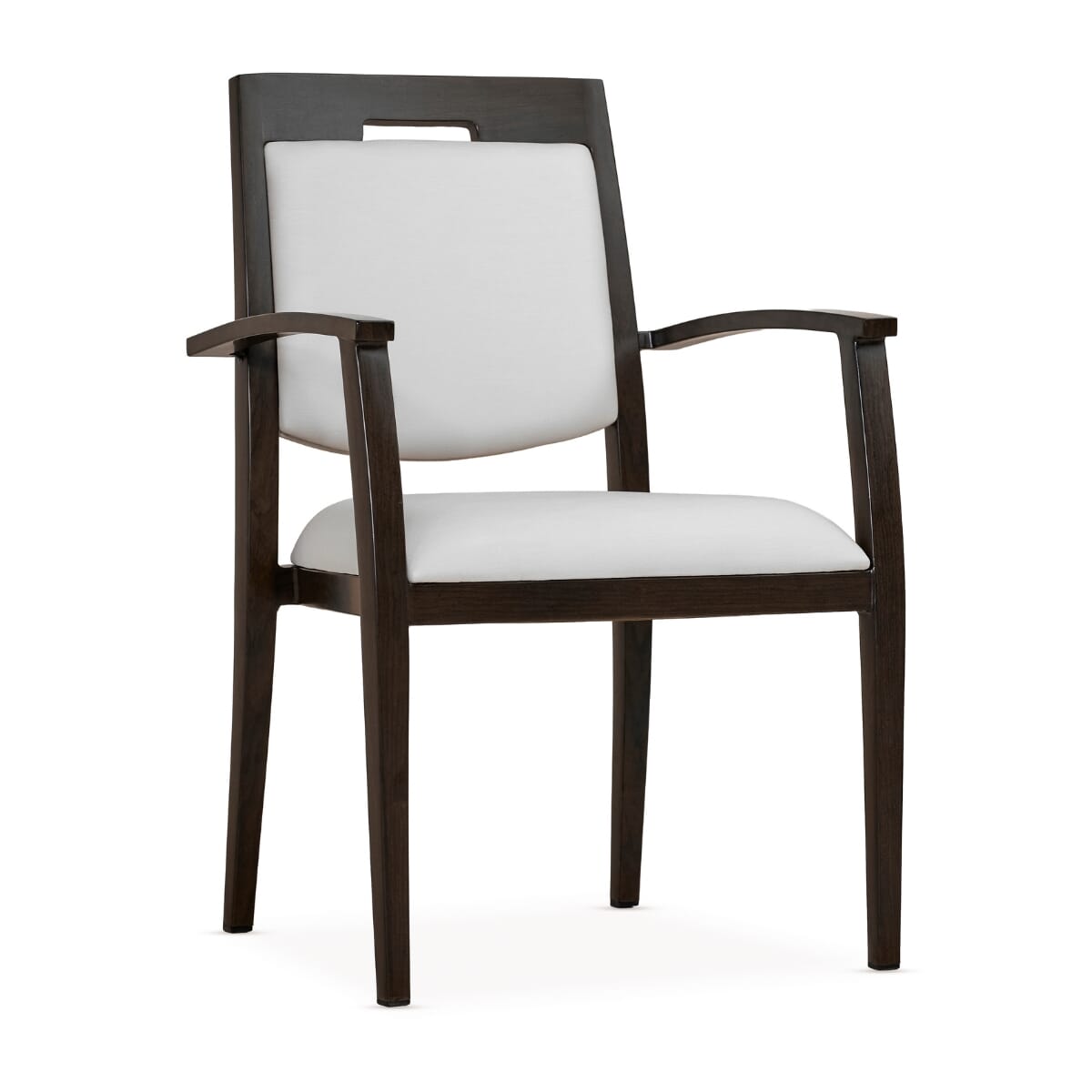 Kinsley Aluminum Wood-Grain Armchair