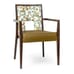 Auburn Aluminum Wood-Grain Armchair