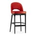Lily Modern Wood Restaurant Bar Stool in Black Finish