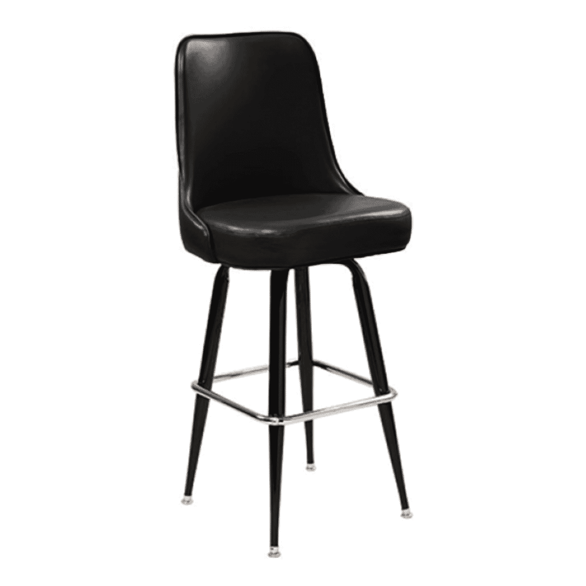 Finn Metal Commercial Upholstered Bar Stool