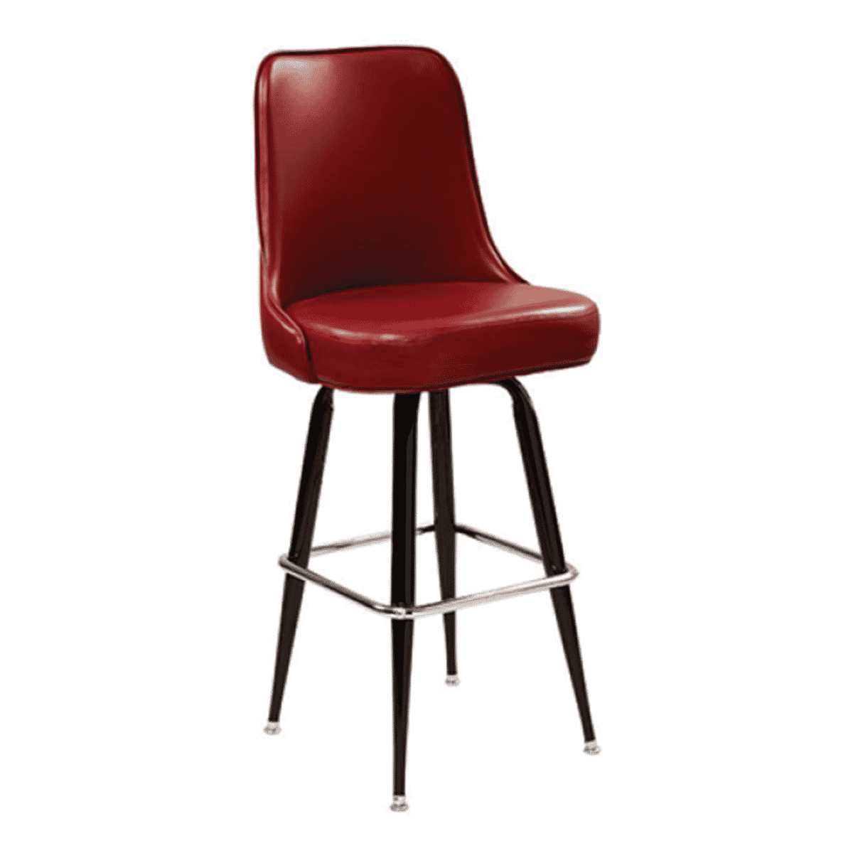 Finn Metal Commercial Upholstered Bar Stool