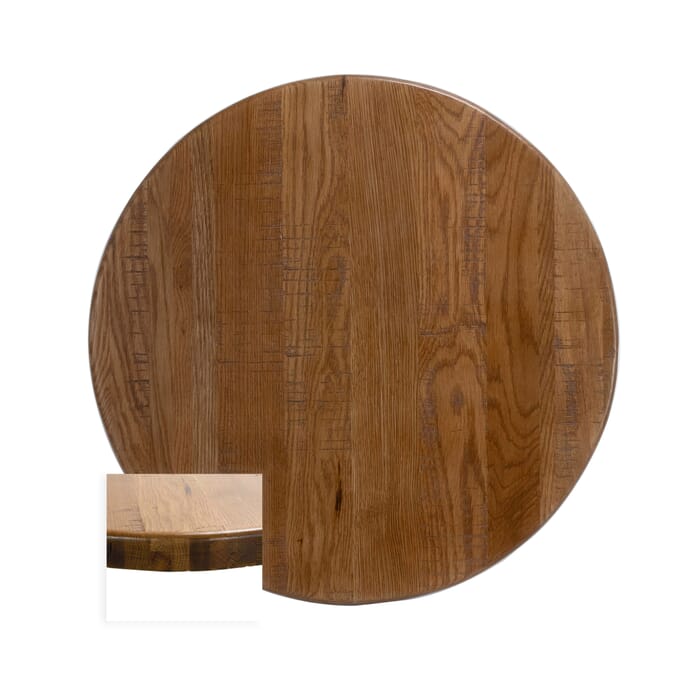 American Red Oak Solid Wood Table Top, Round Table Top Wood
