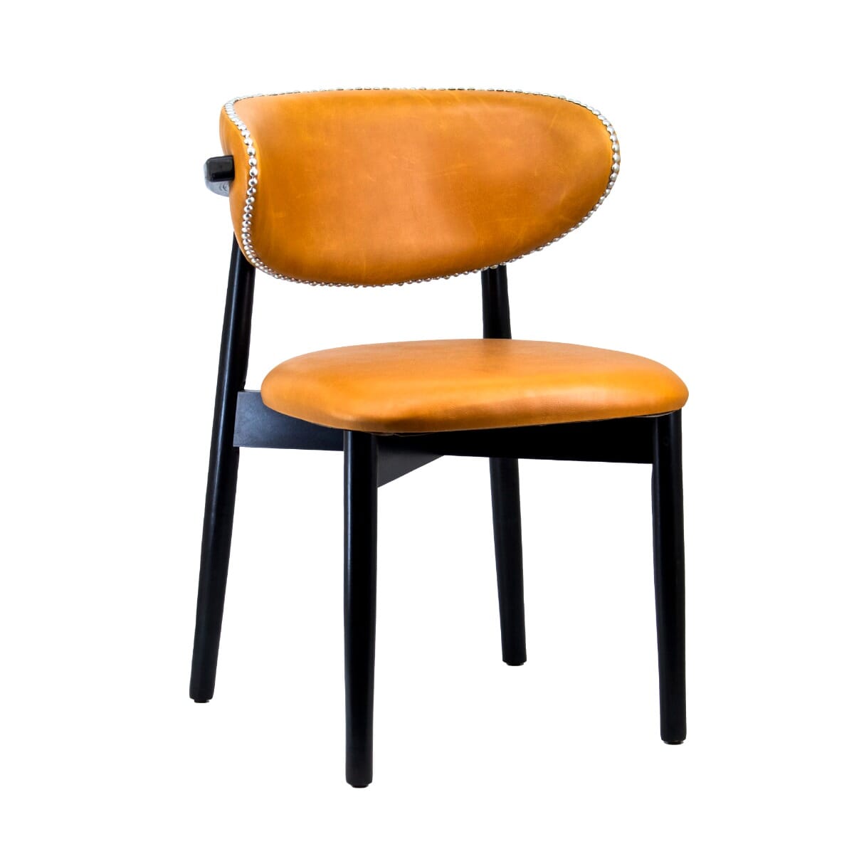 Ruby Modern Wood Commercial Chair in Black Finish