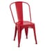 Stackable Indoor Steel Chair - Red Finish