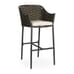 Riviera Outdoor Woven Restaurant Bar Stool in Brown