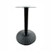 Indoor/Outdoor Black Round Cast Iron Table Base