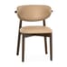 Ruby Modern Wood Commercial Chair in Walnut Finish