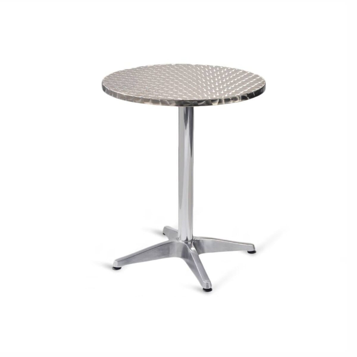 Aluminum Square Topped Table
