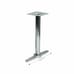 Chrome Bar Height Single Slat Metal Table Base (5