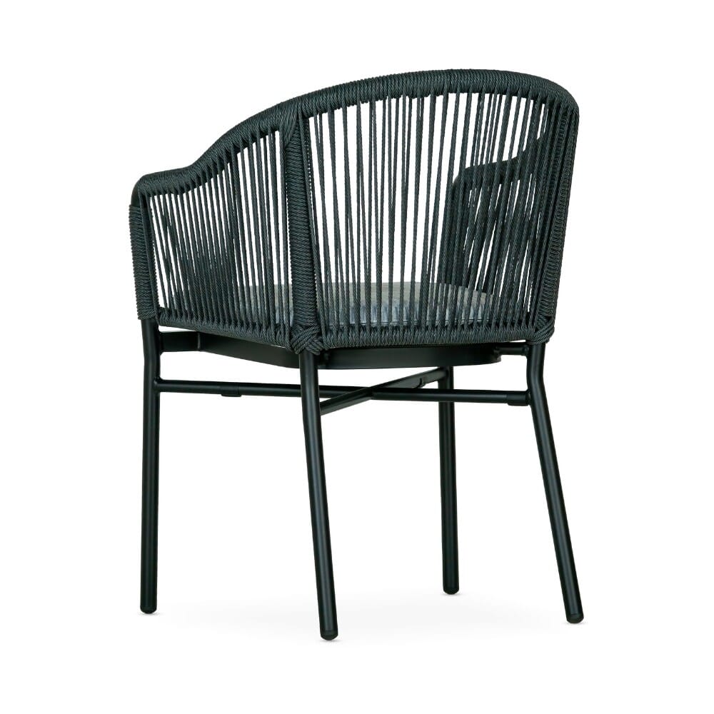 Brezza Gray Stackable Outdoor Commercial Armchair