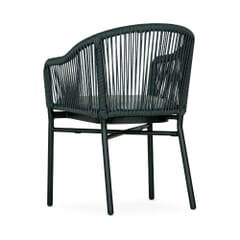 Brezza Gray Stackable Outdoor Commercial Armchair