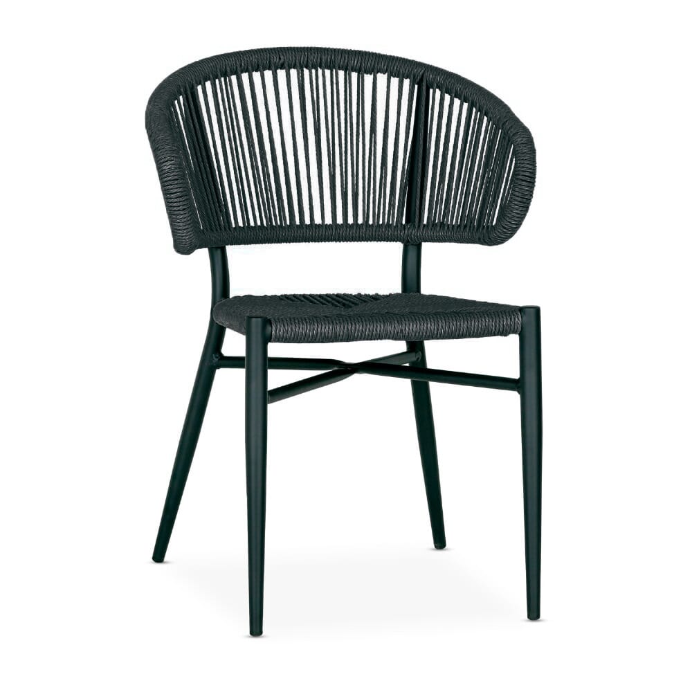Palmera Stackable Outdoor/Indoor Commercial Rope Chair with