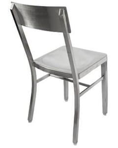 Indoor/Outdoor Clear Coat Restaurant Chair 
