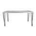 Solid Welded Steel Table Base With Black Powder Coat (Set of 4) - NEW