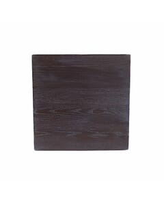 White Ceruse Solid Wood  Restaurant Table Top on Walnut Oak