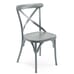 Metal seat - front view