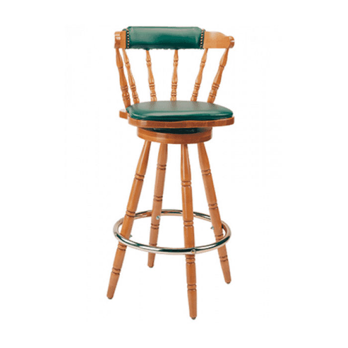 Upholstered Seat And Back Captain Mate, Captain Chair Style Bar Stools