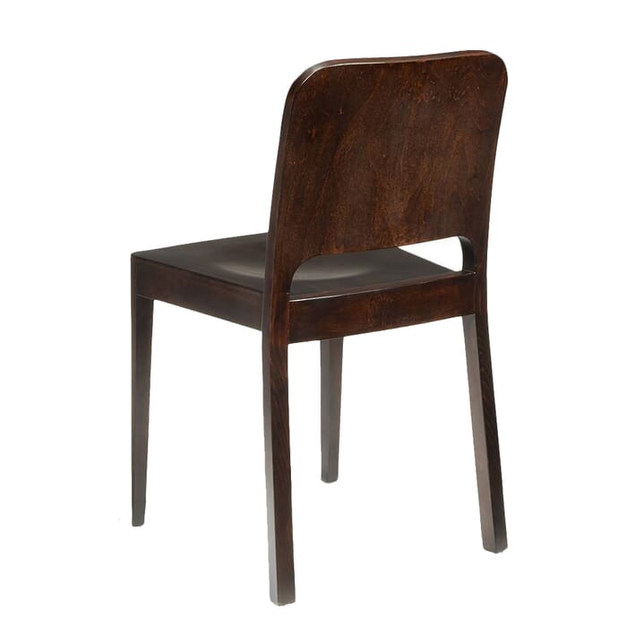 European Beechwood Stackable Commercial Chair With Veneer Or Upholstered Seat In Walnut European Beechwood Stackable Commercial Chair With Veneer Or Upholstered Seat In Walnut
