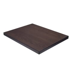Solid Oak Wood Plank Dining Table Top in Walnut