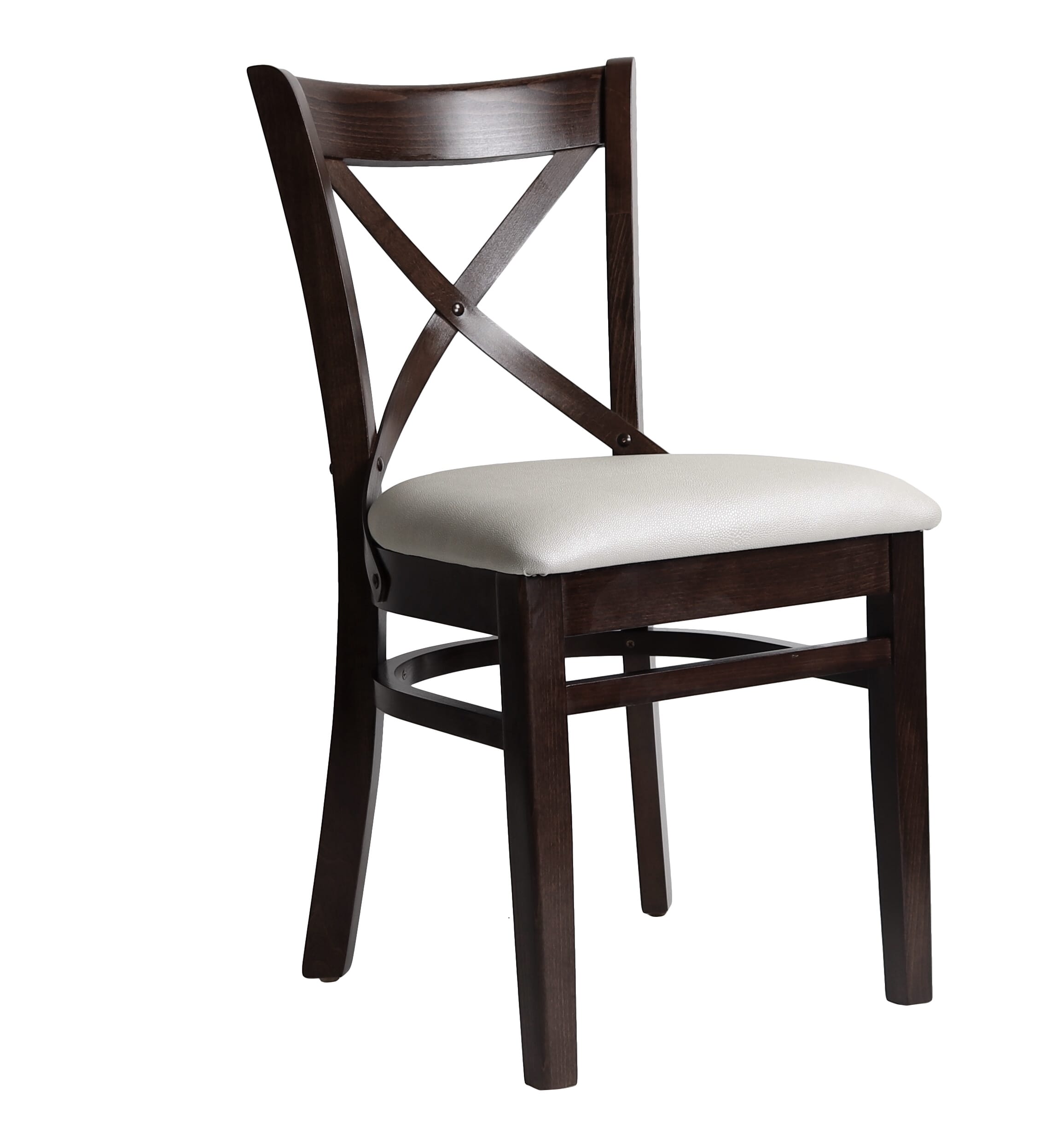 European Cross Back Restaurant Side Chair Seatingexpert