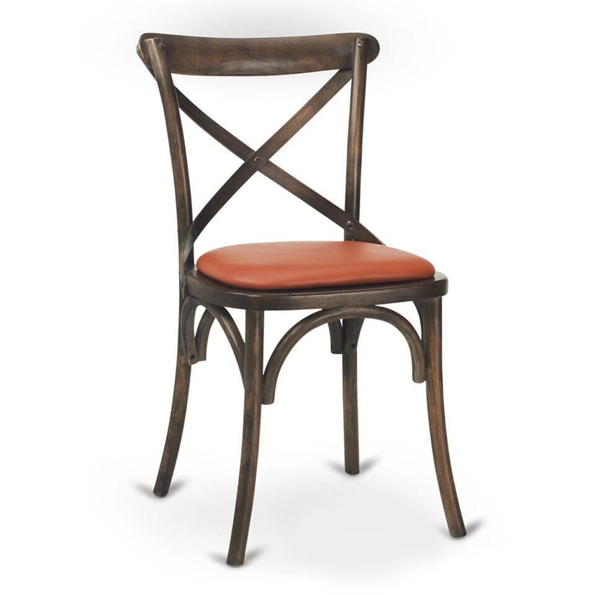 cross back oak chairs