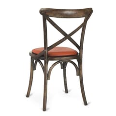 Solid Ash Wood Cross-Back Commercial Chair