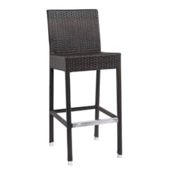 Aluminum and PE Weave Patio Barstool