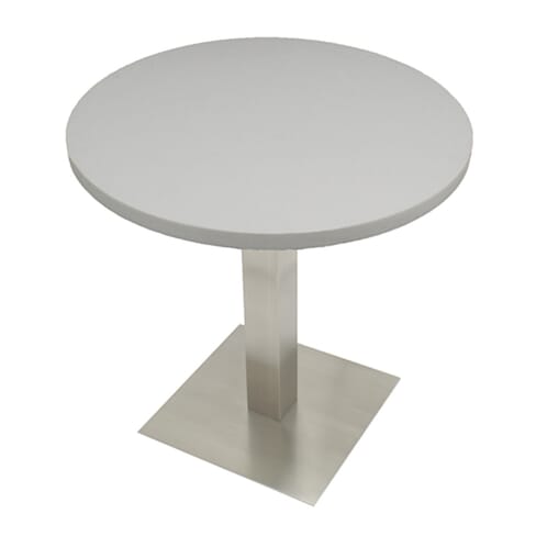 Quartz Restaurant Table Top in Winter White